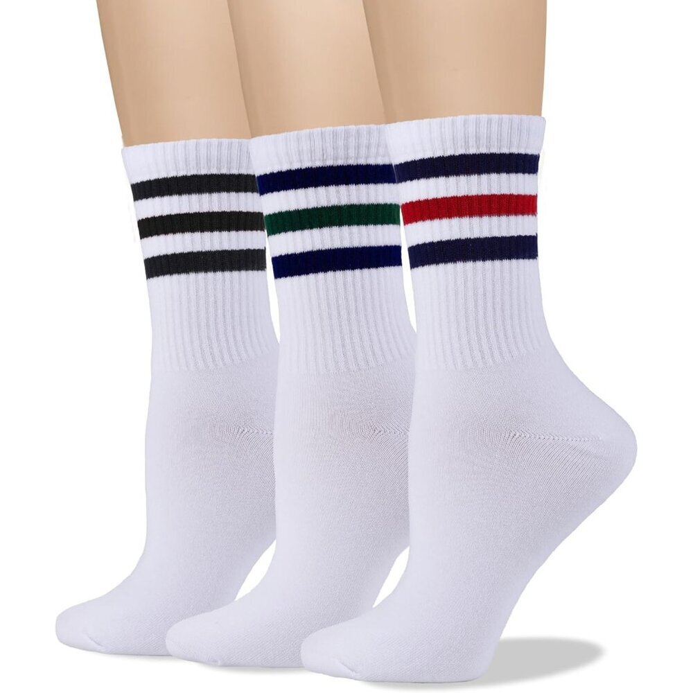 Women's Cotton Dress Socks Seamless Toe Breathable Casual Fit